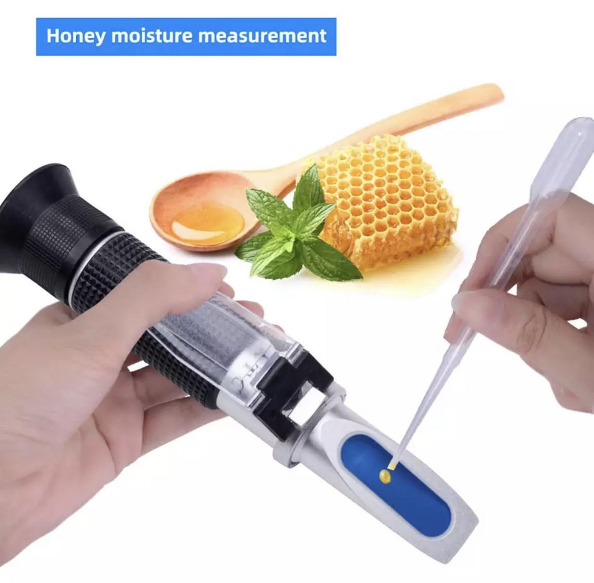 Рефрактометр RZ 127 АТС плотность/сахаристость/влажность мёда (10950115) - фото 3 Рефрактометр RZ 127 АТС плотность/сахаристость/влажность мёда (10950115) - фото 3