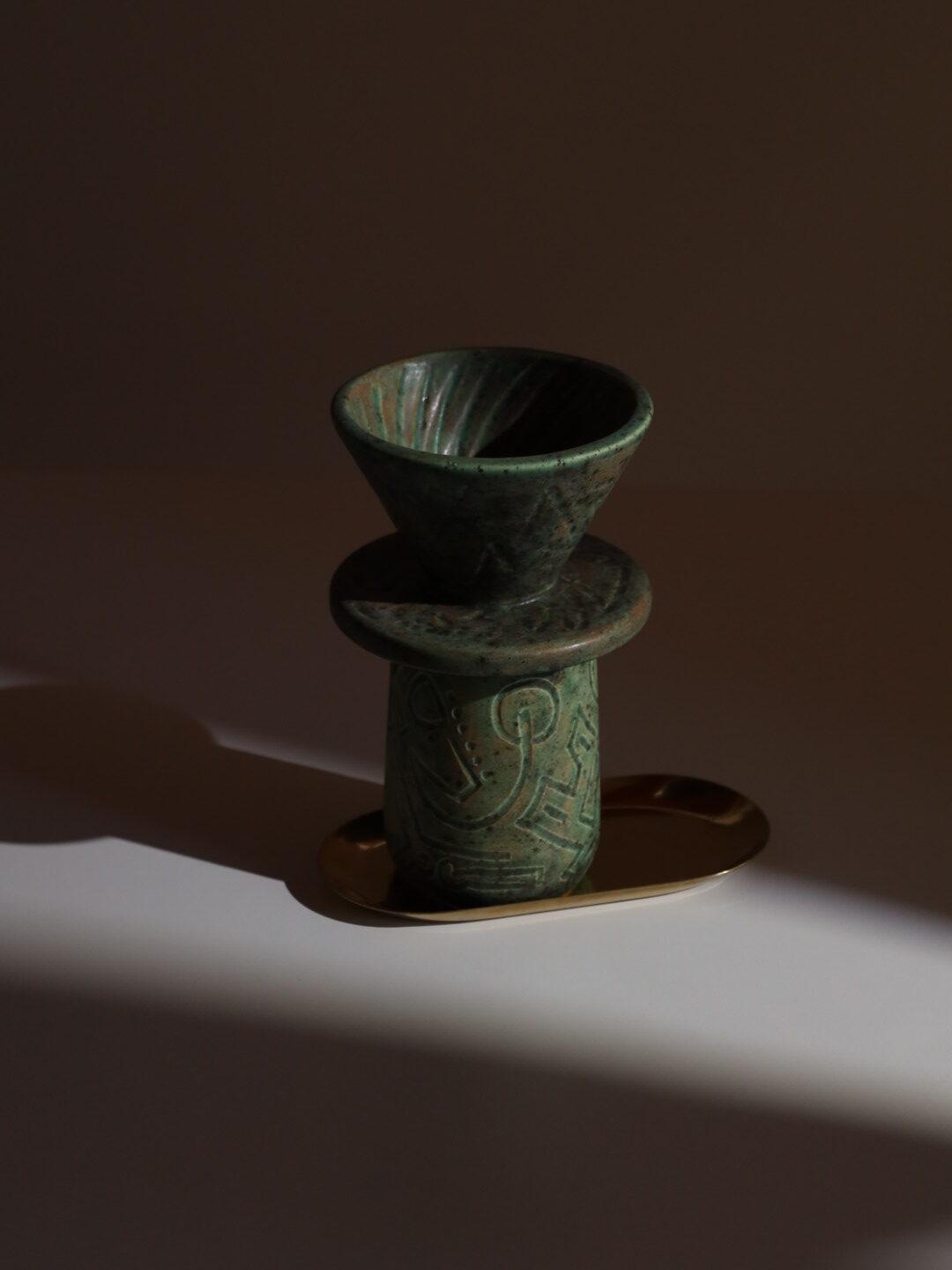 Набор кофейный Эльф пуровер/воронка V60/чашка ручной работы (POV-003) - фото 11 Набор кофейный Эльф пуровер/воронка V60/чашка ручной работы (POV-003) - фото 11