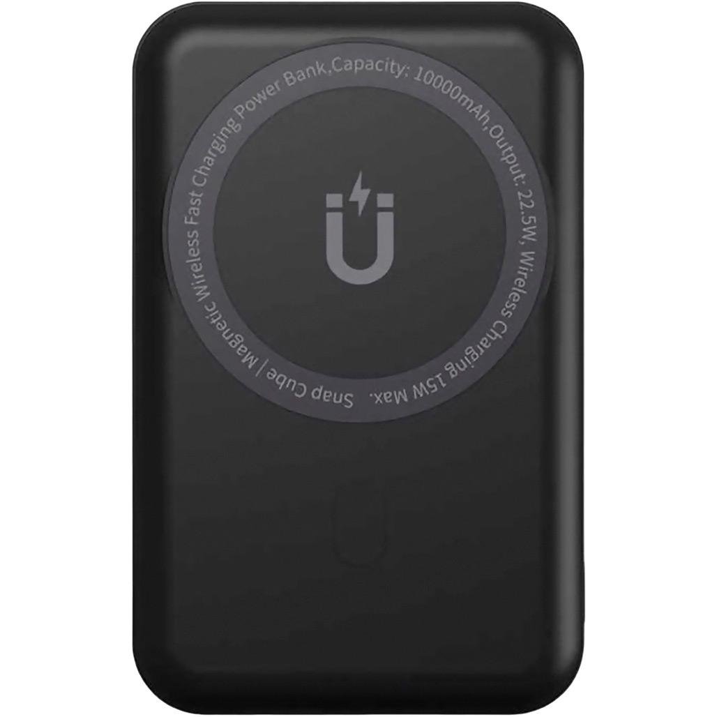 Зовнішній акумулятор WiWU Snap Cube Magnetic Wireless Charger 10000 mAh Black