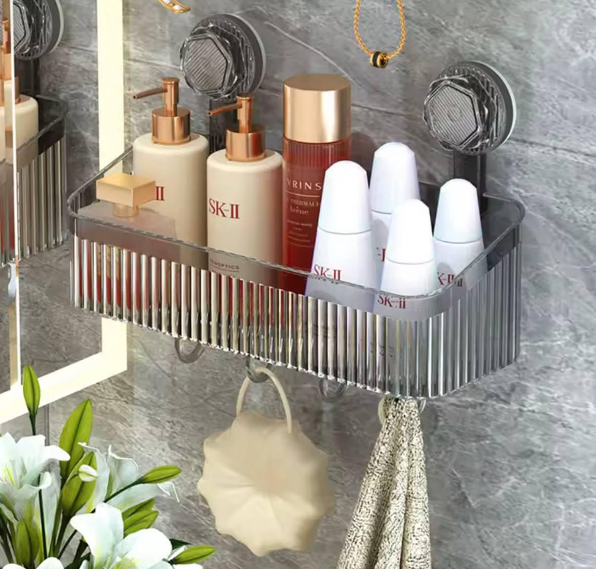 Полка-органайзер для ванной комнаты на присосках (016b1f48) - фото 3 Полка-органайзер для ванной комнаты на присосках (016b1f48) - фото 3