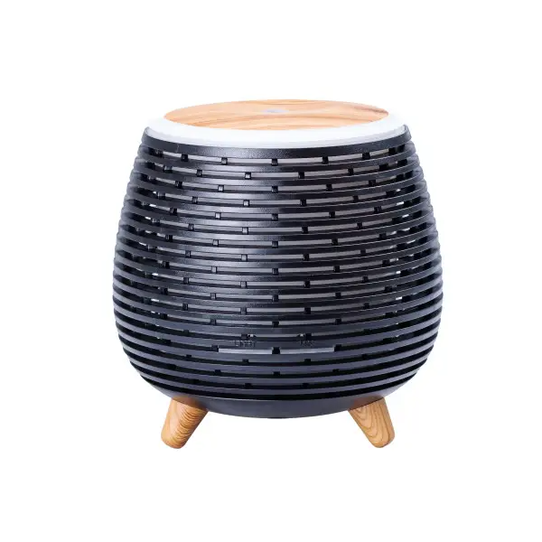 Увлажнитель воздуха аромадифузор с подсветкой 140 мл Черный