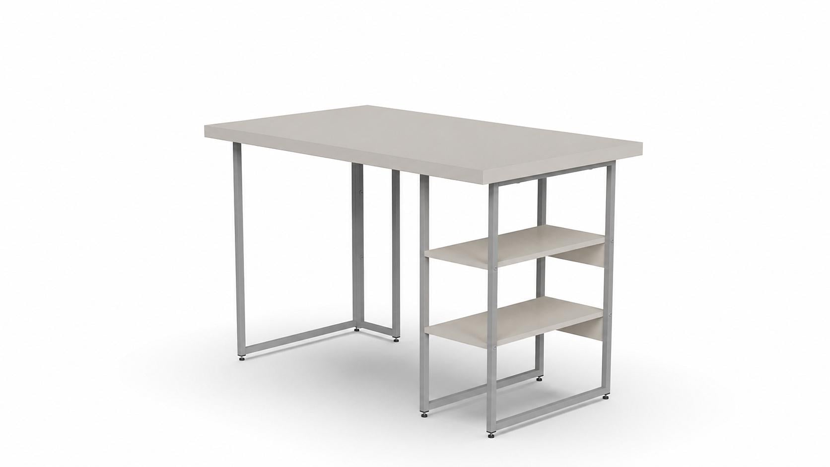 Стол письменный Кевин Ferrum-decor металл/ДСП 32 мм 75x100x60 см Серый/Кашемир (FRD-108122)