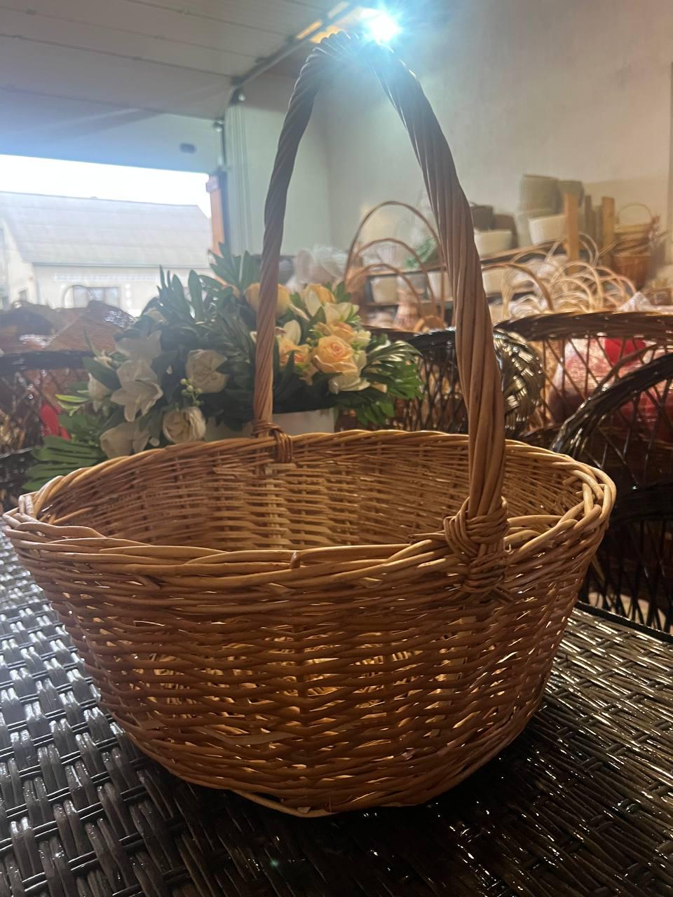 Корзина из лозы на подарки Сімейний Затишок (29756730) - фото 3 Корзина из лозы на подарки Сімейний Затишок (29756730) - фото 3