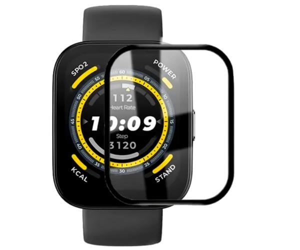 Стекло противоударное для Amazfit Pop 3S гибкое защитное Black