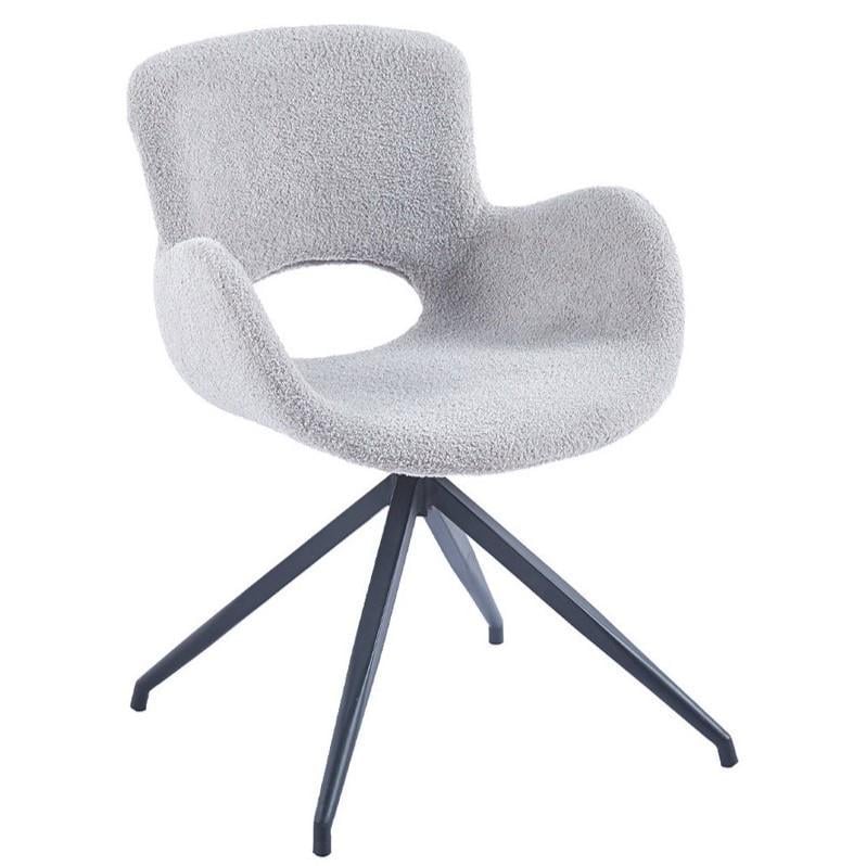 Стул Intarsio GERDA с оборотом 180° Черный/Светло-серый (18290199) Стул Intarsio GERDA с оборотом 180° Черный/Светло-серый (18290199)