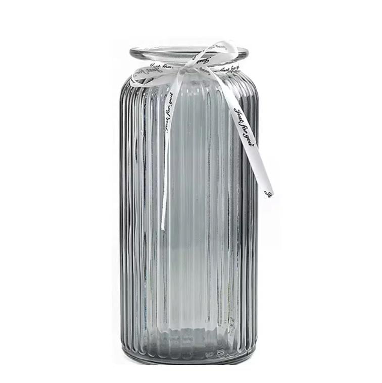 Ваза Stenson Flora стеклянная 18х9 см (R93896)