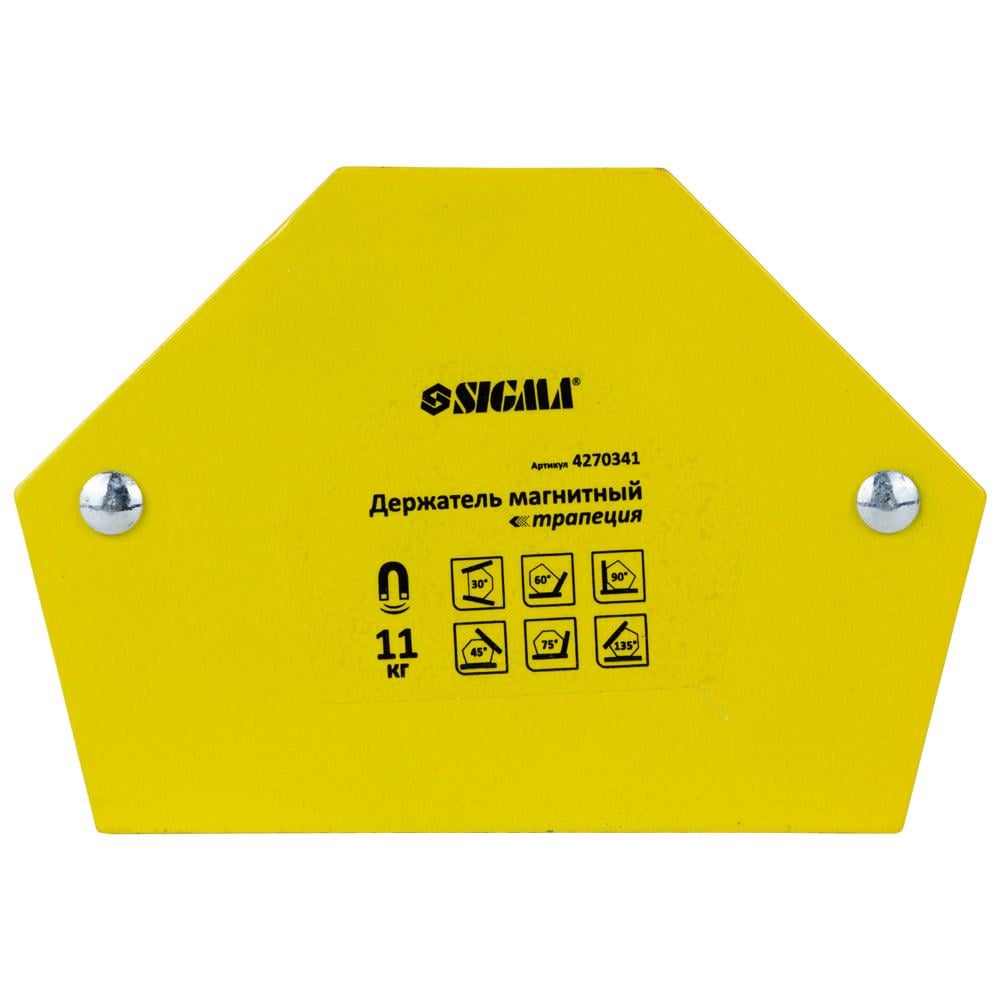 Тримач магнітний Sigma 4270341 трапеція 11 кг (3163) Тримач магнітний Sigma 4270341 трапеція 11 кг (3163)