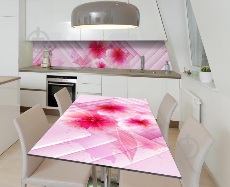 Наклейка 3Д виниловая на стол Zatarga «Прекрасная геометрия» 600х1200 мм для домов, квартир, столов, кофейн,