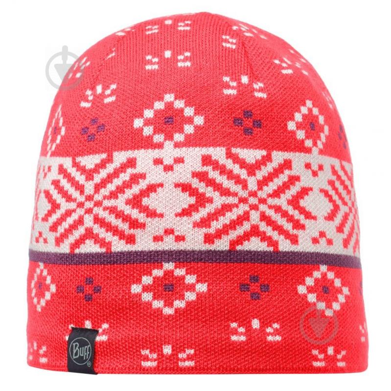 Шапка Buff Knitted & Polar Hat Jorden Coral (1033-BU 111011.423.10.00) - фото 1