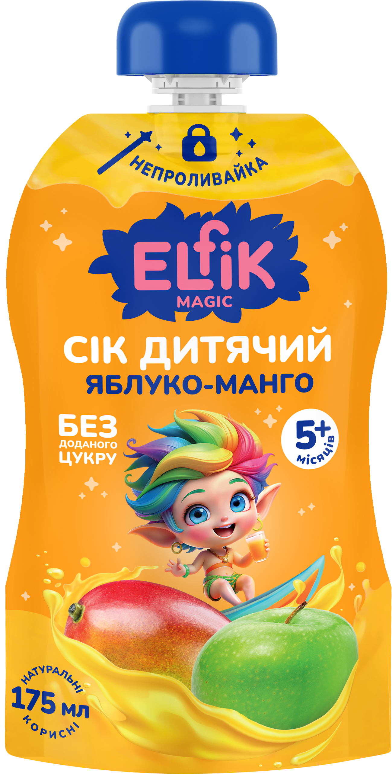 Детский сок Elfik Magic яблоко/манго 175 мл (29820355)