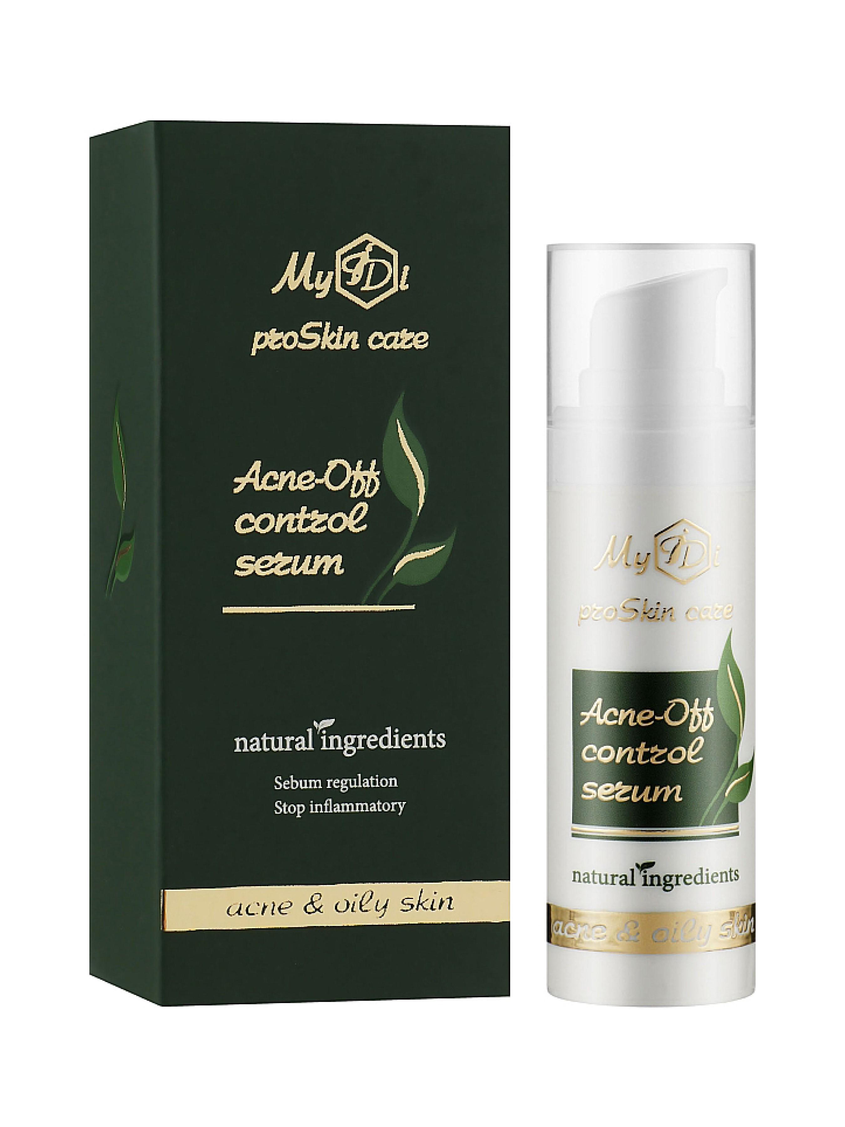 Сироватка протизапальна для проблемної шкіри MyIDi Acne-Off control serum 30 мл (4821284851111) - фото 2