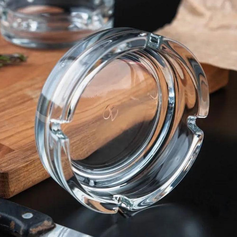 Попільничка для сигарет скляна з прорізами 10 5x3 5 см - фото 5 Попільничка для сигарет скляна з прорізами 10 5x3 5 см - фото 5