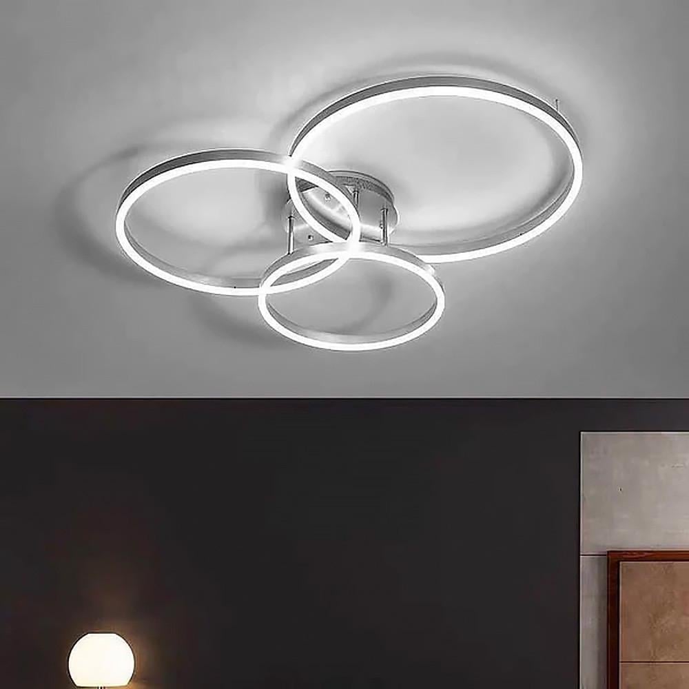 Люстра cтельова LED на 3 кільця Хром (A 8008/3 CH) - фото 2 Люстра cтельова LED на 3 кільця Хром (A 8008/3 CH) - фото 2