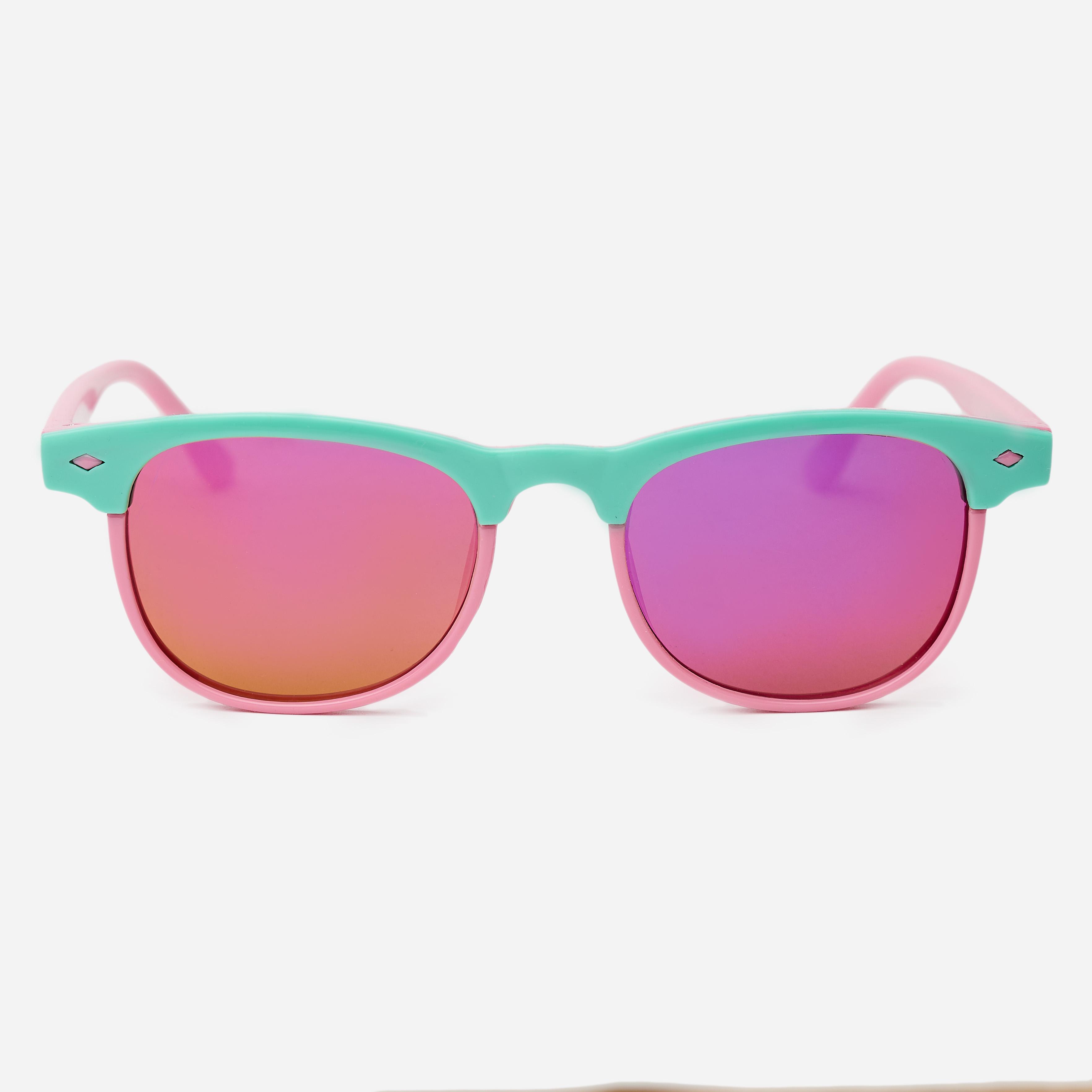 Очки солнцезащитные детские RB022 Green/Pink - фото 1