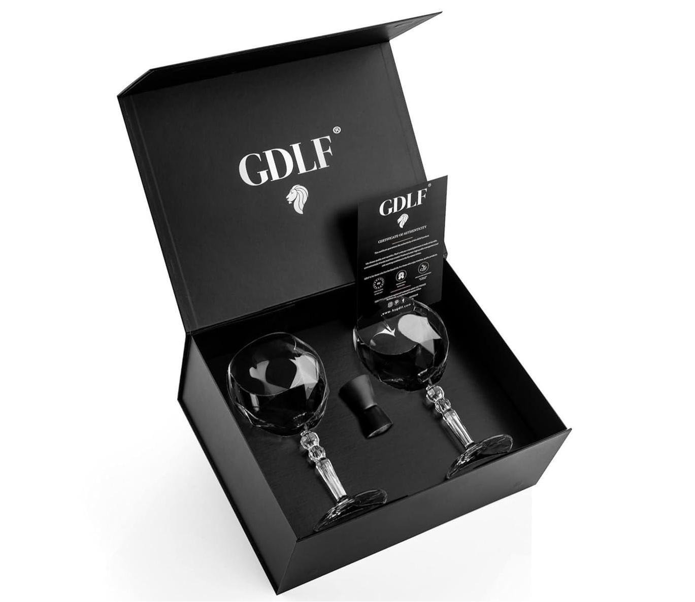 Набор бокалов для джина GDLF из хрусталя ручная работа 2 шт. (677405)