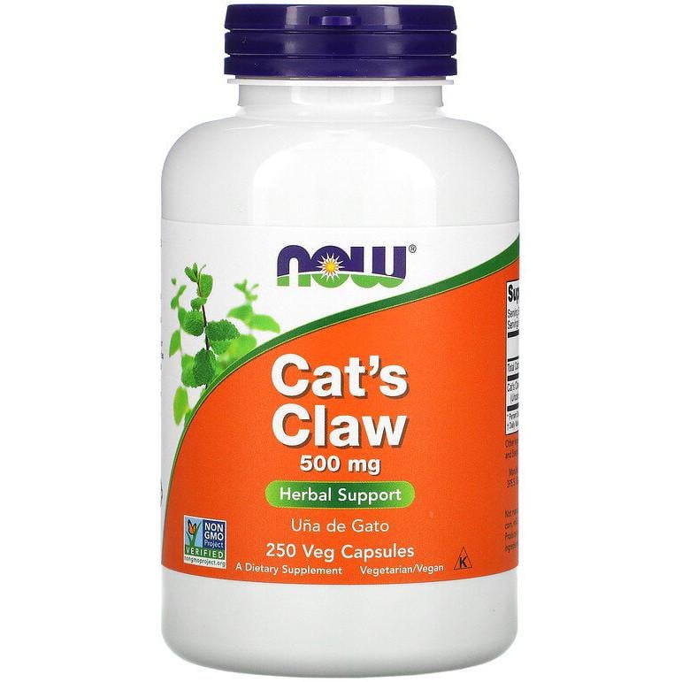 Котячий кіготь NOW Foods Cat's Claw 500 мг 250 капсул (1010790787)