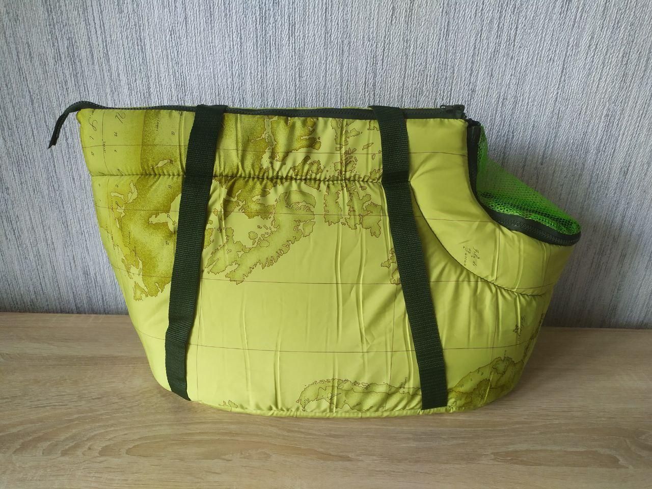 Сумка-переноска Гранд Шериф р. 3 60х28х31 см Зелений - фото 2