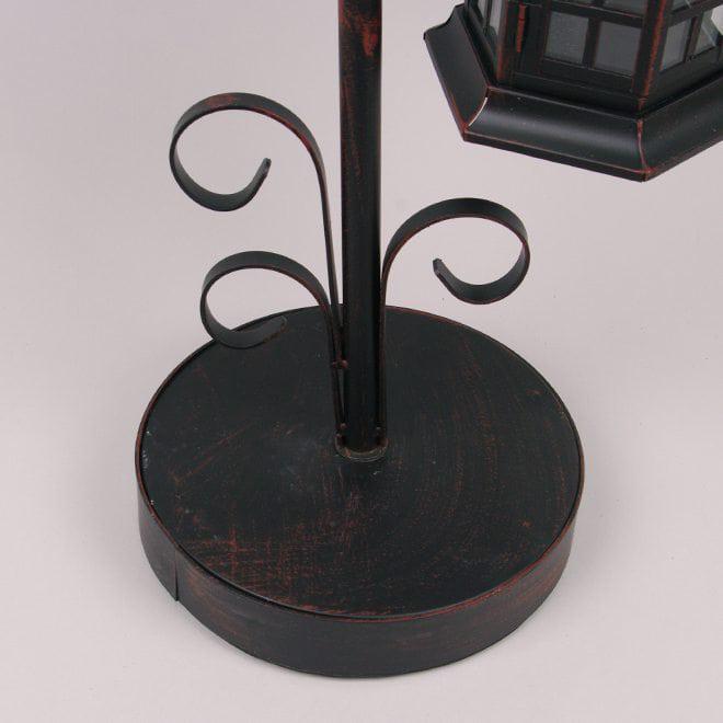 Подсвечник-фонарь Flora металлический 90 смКоричневый (39534) - фото 4 Подсвечник-фонарь Flora металлический 90 смКоричневый (39534) - фото 4