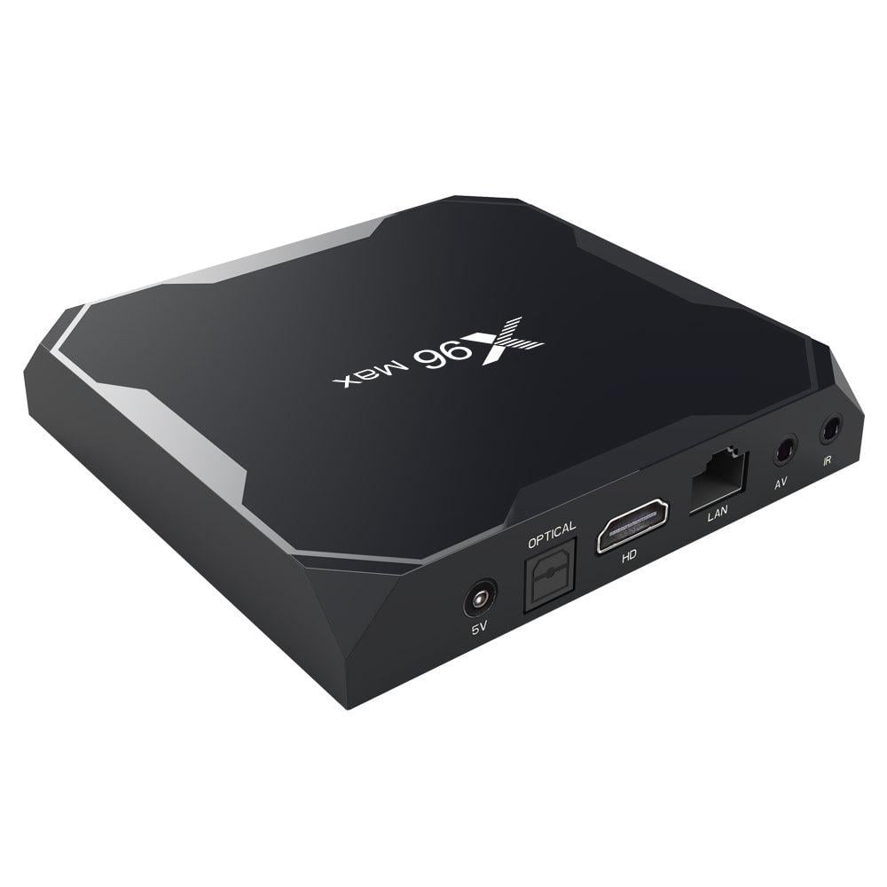Смарт-приставка X96Max-4К 4/32 Android 9.0N Amlogic S905X2 4-ядерный процессор медиаплеер пульт (ed807e1c)