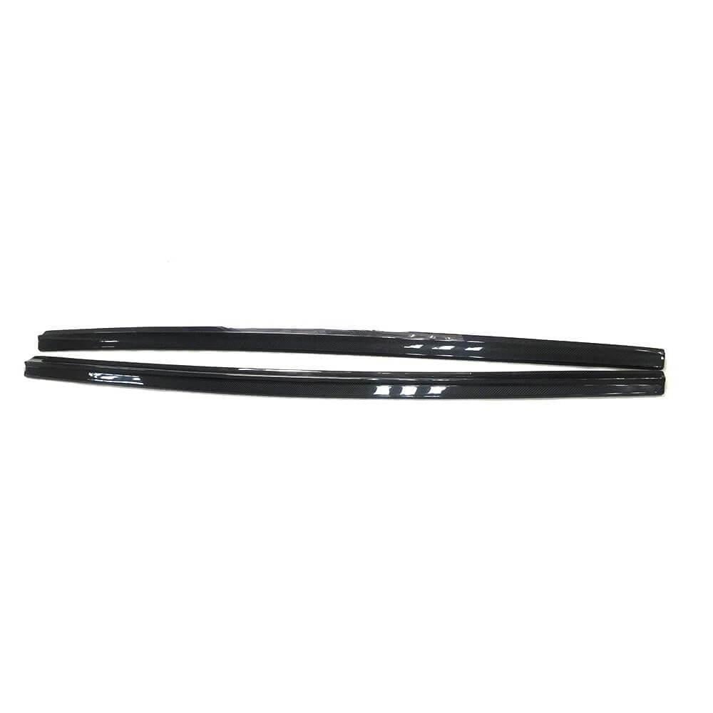 Пороги бокові V1 для S-Line HB DDCarbon для Audi A3 2012-2020 рр. натуральний карбон (133016)