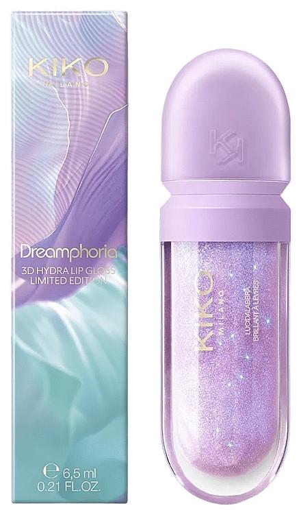 Блиск для губ зволожуючий Kiko Milano Dreamphoria 3D Hydra Lipgloss Limited Edition 6,5 мл (28673682)