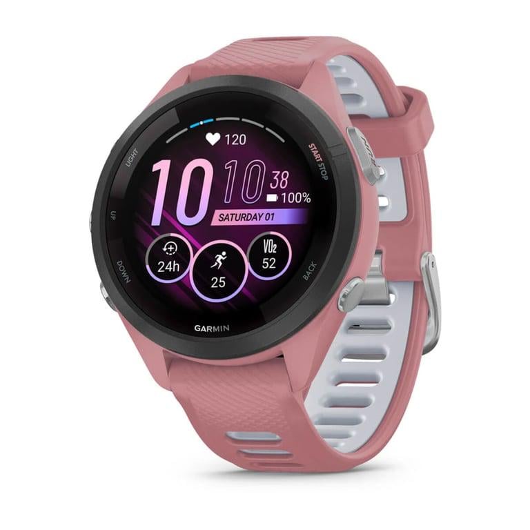 Смарт-годинник Garmin Forerunner 265S Black Bezel with Light Pink Case and Light Pink/Whitestone S Band (010-02810-05/15/55) Смарт-годинник Garmin Forerunner 265S Black Bezel with Light Pink Case and Light Pink/Whitestone S Band (010-02810-05/15/55)
