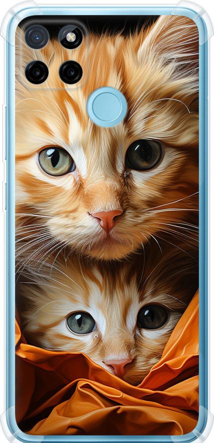 Чохол на Realme C25Y Котики 2 (5664sp-2553-42517)