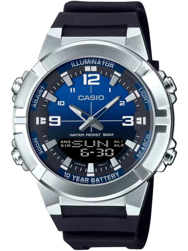 Наручные часы мужские Casio AMW-870A-2A d 47 мм
