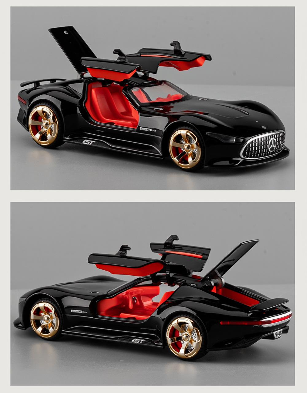 Машина колекційна Mercedes-Benz Vision AMG металева з інерційним механізмом 1:32 Чорний (30487812) - фото 3 Машина колекційна Mercedes-Benz Vision AMG металева з інерційним механізмом 1:32 Чорний (30487812) - фото 3