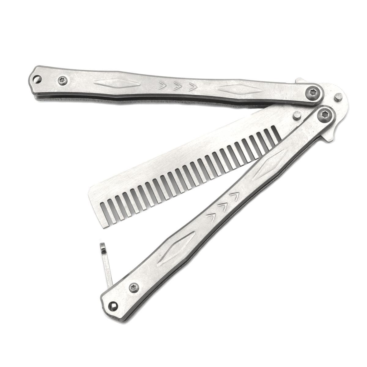 Нож-бабочка тренировочная TH906S с лезвием-гребенкой (00000002908) - фото 3 Нож-бабочка тренировочная TH906S с лезвием-гребенкой (00000002908) - фото 3