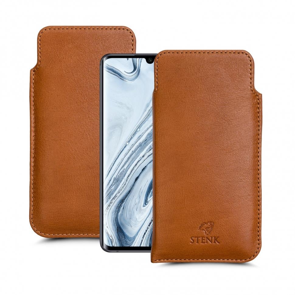 Футляр Stenk Elegance для Xiaomi Mi Note 10 Camel (64593)