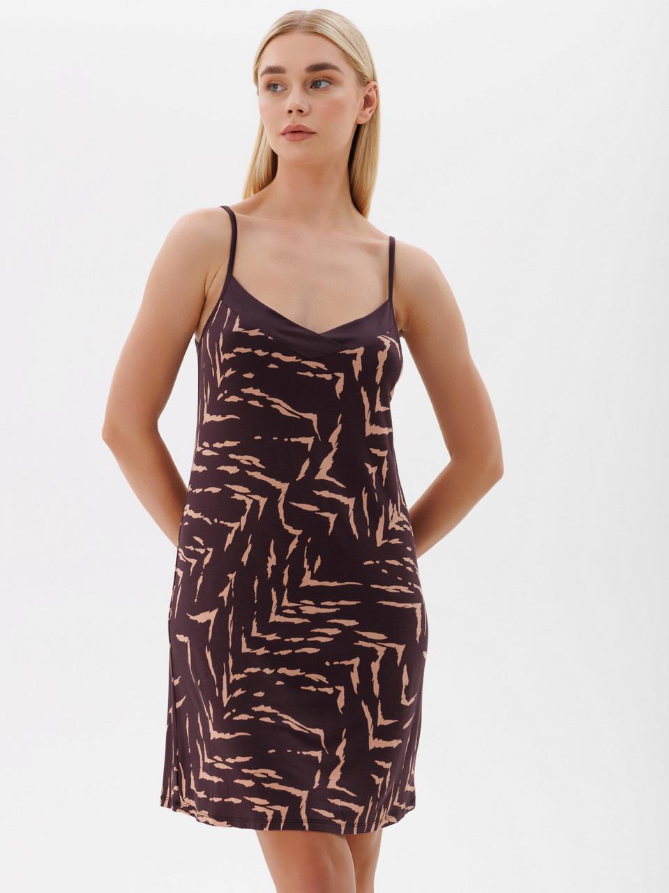 Ночная рубашка женская Leinle XL Коричневый (1707/60042)