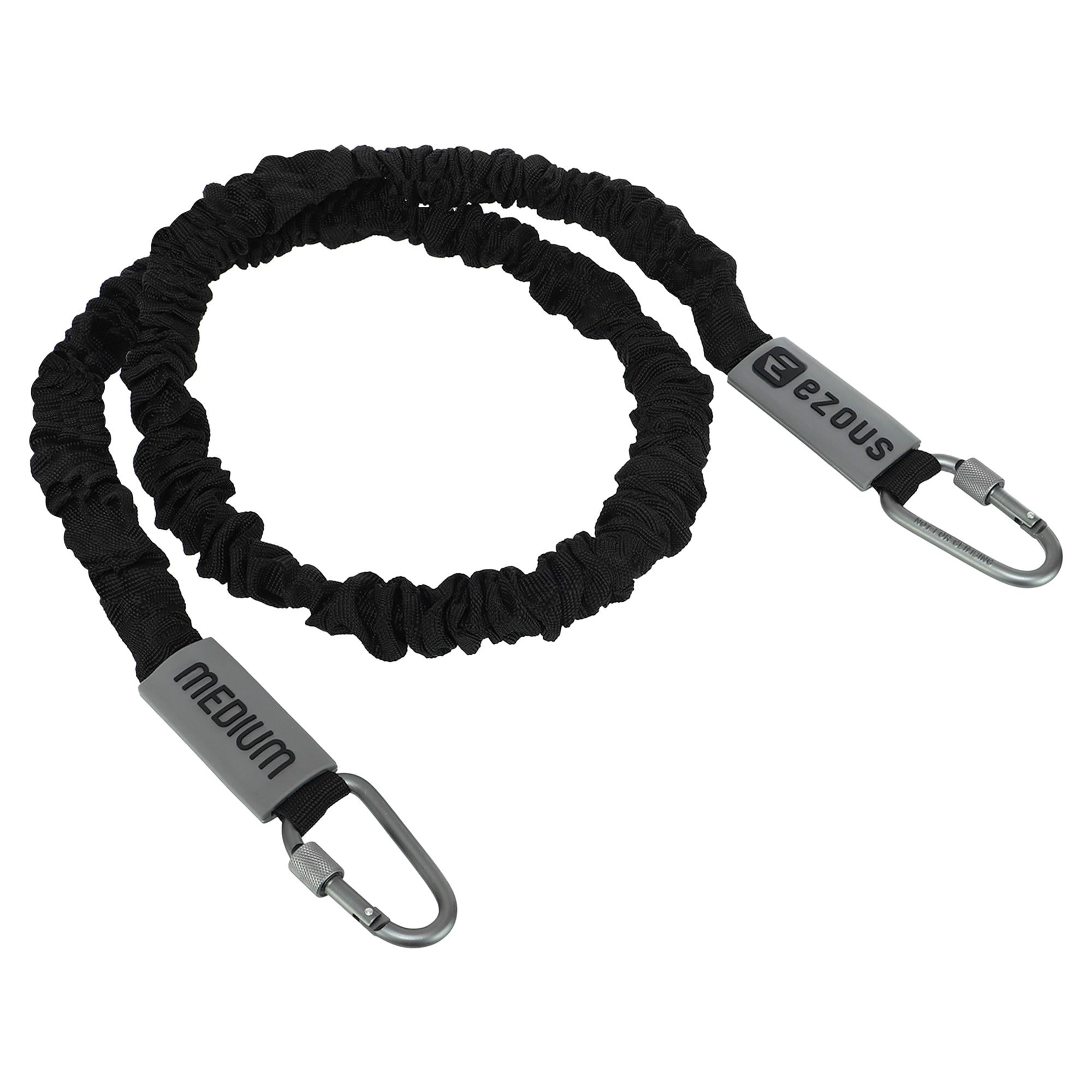 Эспандер с карабином RESISTANCE TUBE WITH COVER EZOUS (K-05-M)