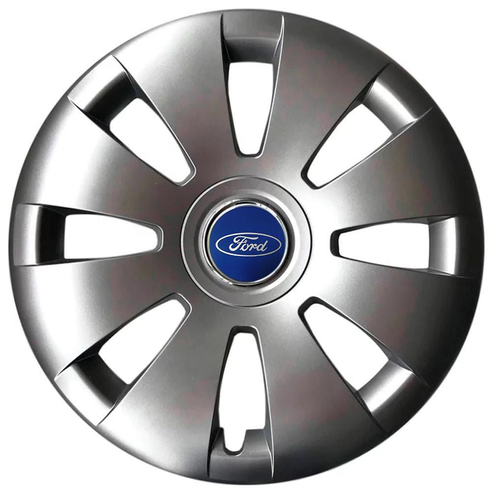Колпаки SJS 423 с логотипом Ford R16 4 шт. Серебристый (2654555093)