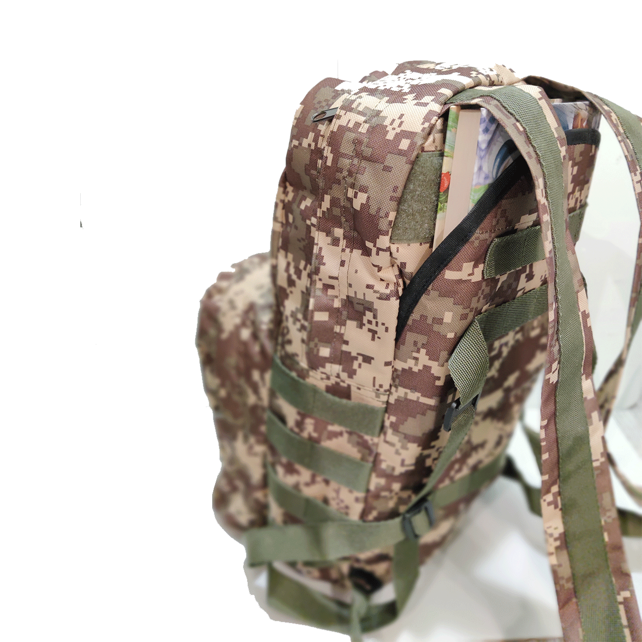 Сумка-рюкзак мужская военная 25 л Пиксель (18711364) - фото 8 Сумка-рюкзак мужская военная 25 л Пиксель (18711364) - фото 8