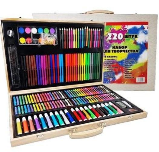 Набор для творчества в чемодане детский 220 пр. (16925)
