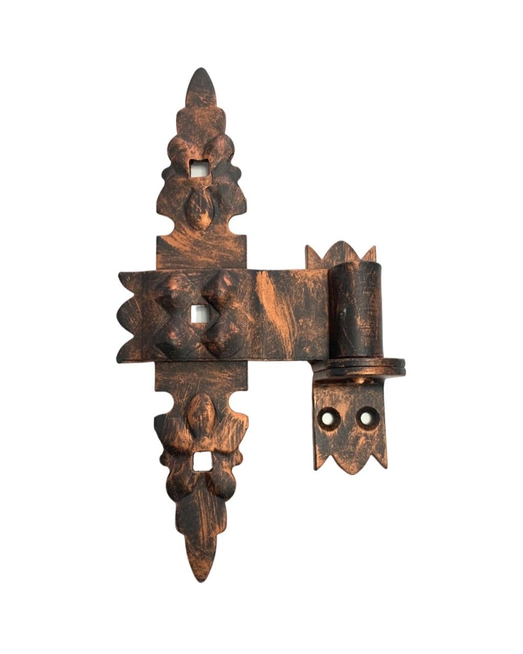 Петля кованая декоративная вертикальная Медный (240088)