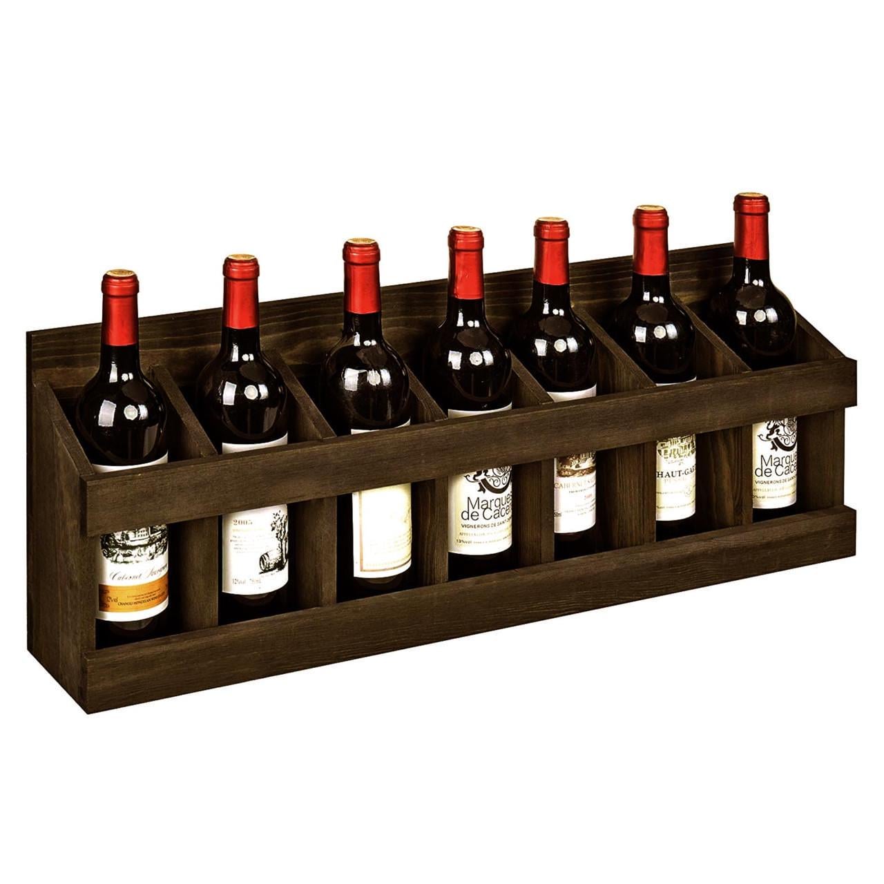 Полка для вина настенная из дерева Сумото Робуста (ПНК-005736)