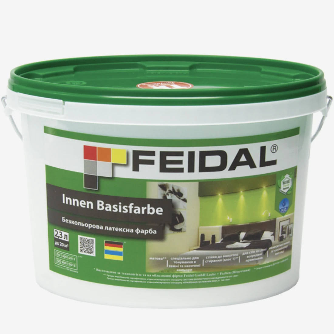 Краска латексная Feidal Innen Basisfarbe бесцветная 2,3 л (1886454963)