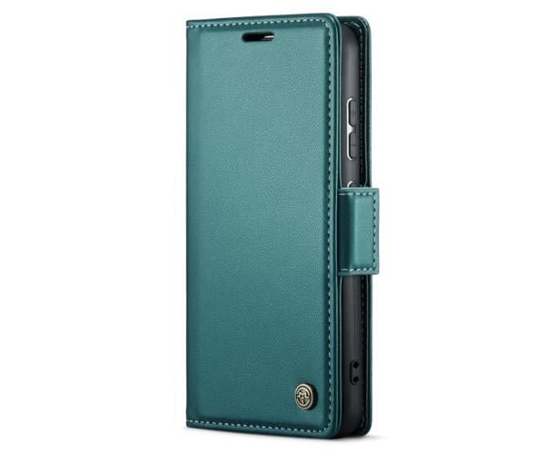 Чехол книжка CaseMe Leather Magnet Case для Samsung Galaxy S24 Синий