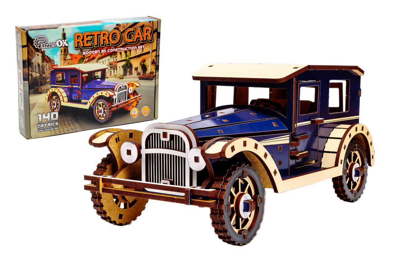 Конструктор Retro Car дерев'яний (872)