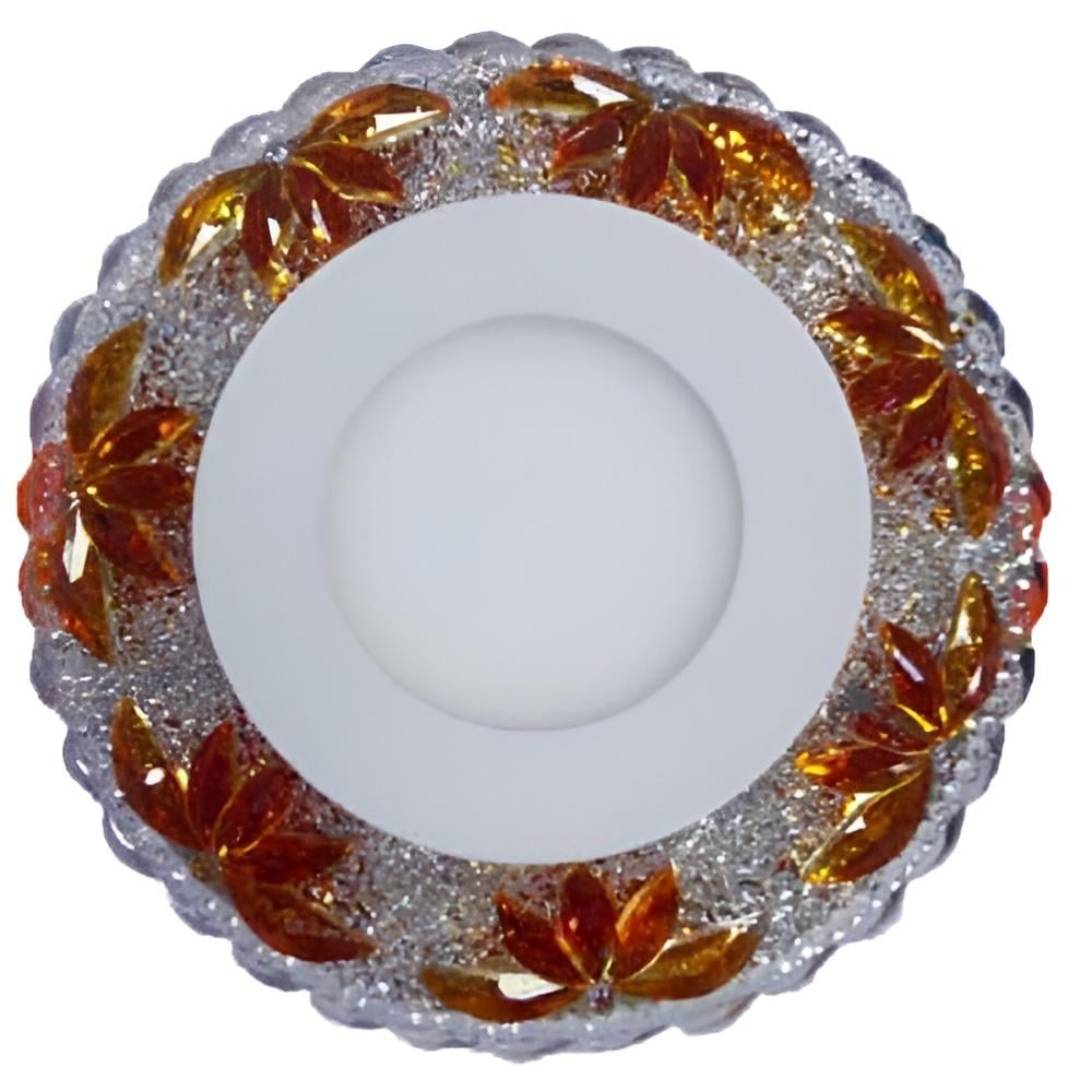 Панель LED Lemanso Пальма 3W + 3W 350Lm 4500K с желтой подсветкой (LM1010)