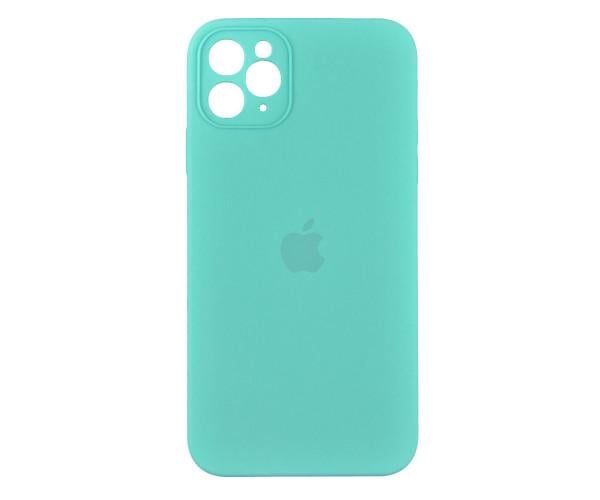 Чехол-накладка Silicone Case Square Full Camera для Apple iPhone 11 Pro Max 21, Sea blue