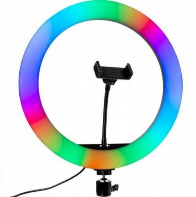Кольцевая лампа Soft Ring Light RGB LED MJ33 с пультом (291259700 - фото 5 Кольцевая лампа Soft Ring Light RGB LED MJ33 с пультом (291259700 - фото 5