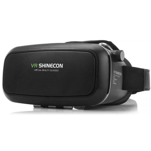 Окуляри 3D віртуальної реальності VR Shinecon з пультом ДК Чорний (254211)