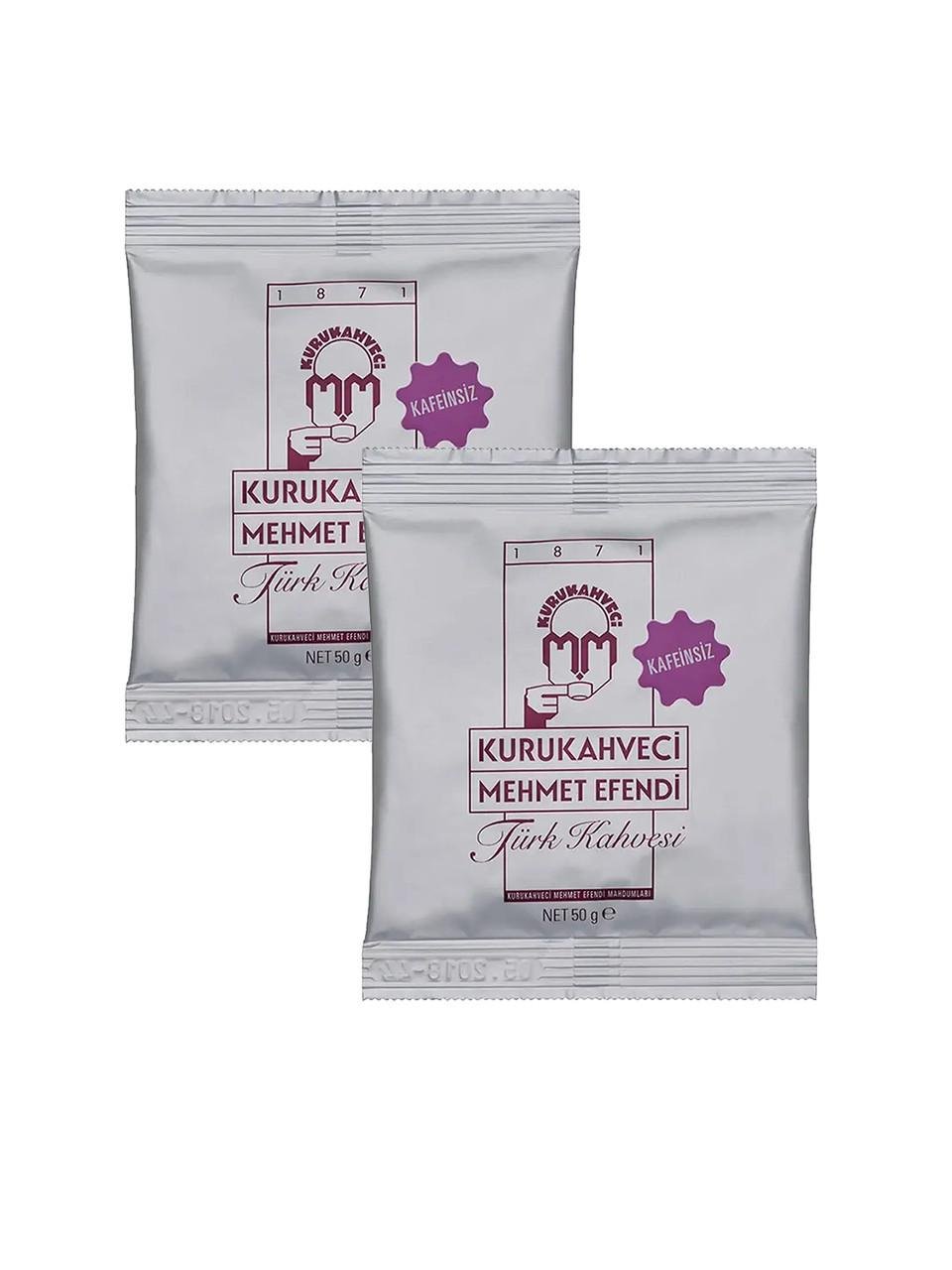 Кава мелена без кофеїну Kurukahveci Mehmet Efendi 50 г 2 шт. (2615595579) - фото 2