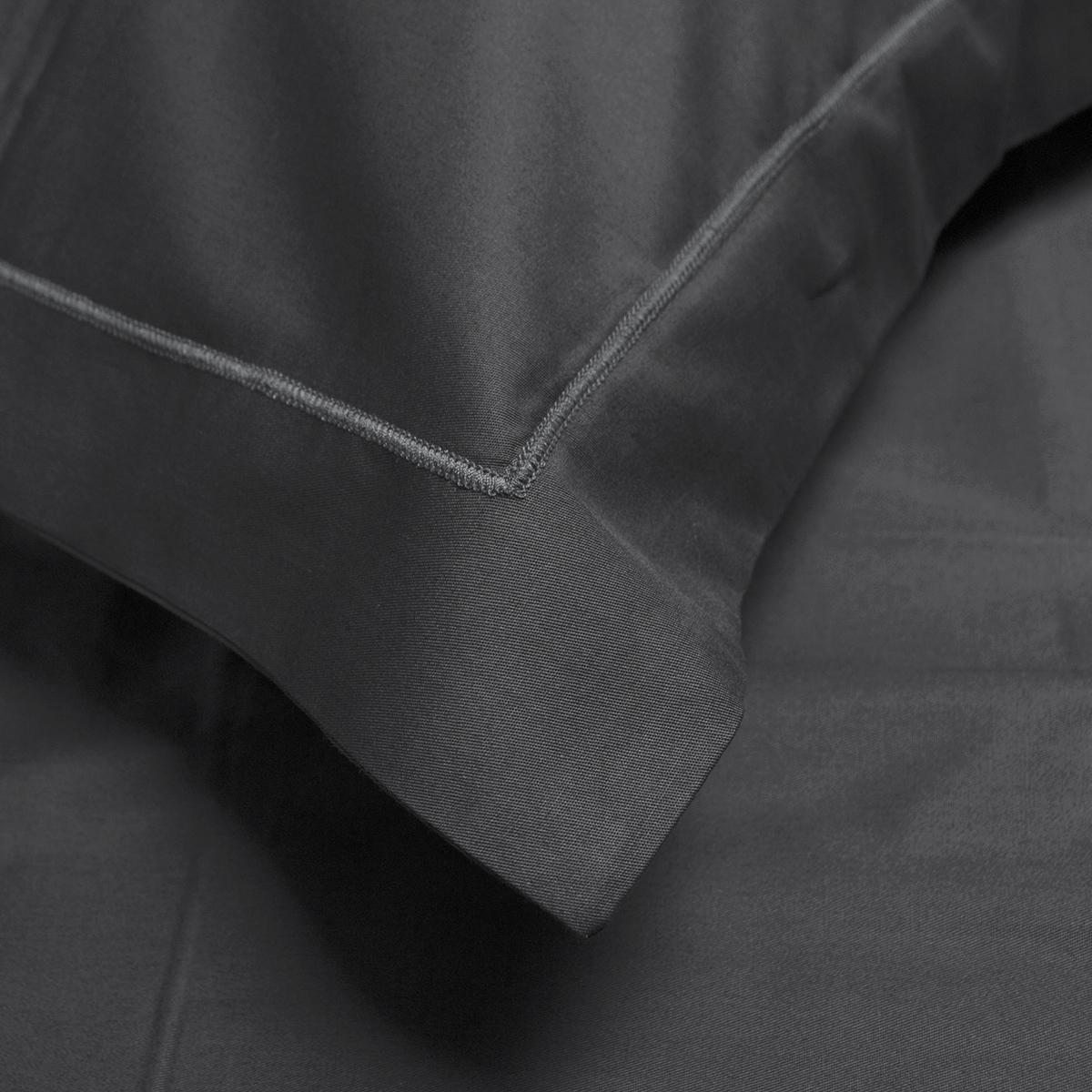 Простынь с наволочками Lotus Home Dakota Modern Premium сатин 240x260 см/50x70 см 2 шт. Антрацит (svt-2000022346283) - фото 2 Простынь с наволочками Lotus Home Dakota Modern Premium сатин 240x260 см/50x70 см 2 шт. Антрацит (svt-2000022346283) - фото 2