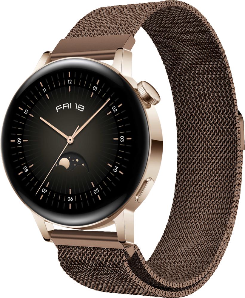 Ремешок Миланская Петля Milano для Huawei Watch GT3 42 мм Brown (26165-30) Ремешок Миланская Петля Milano для Huawei Watch GT3 42 мм Brown (26165-30)