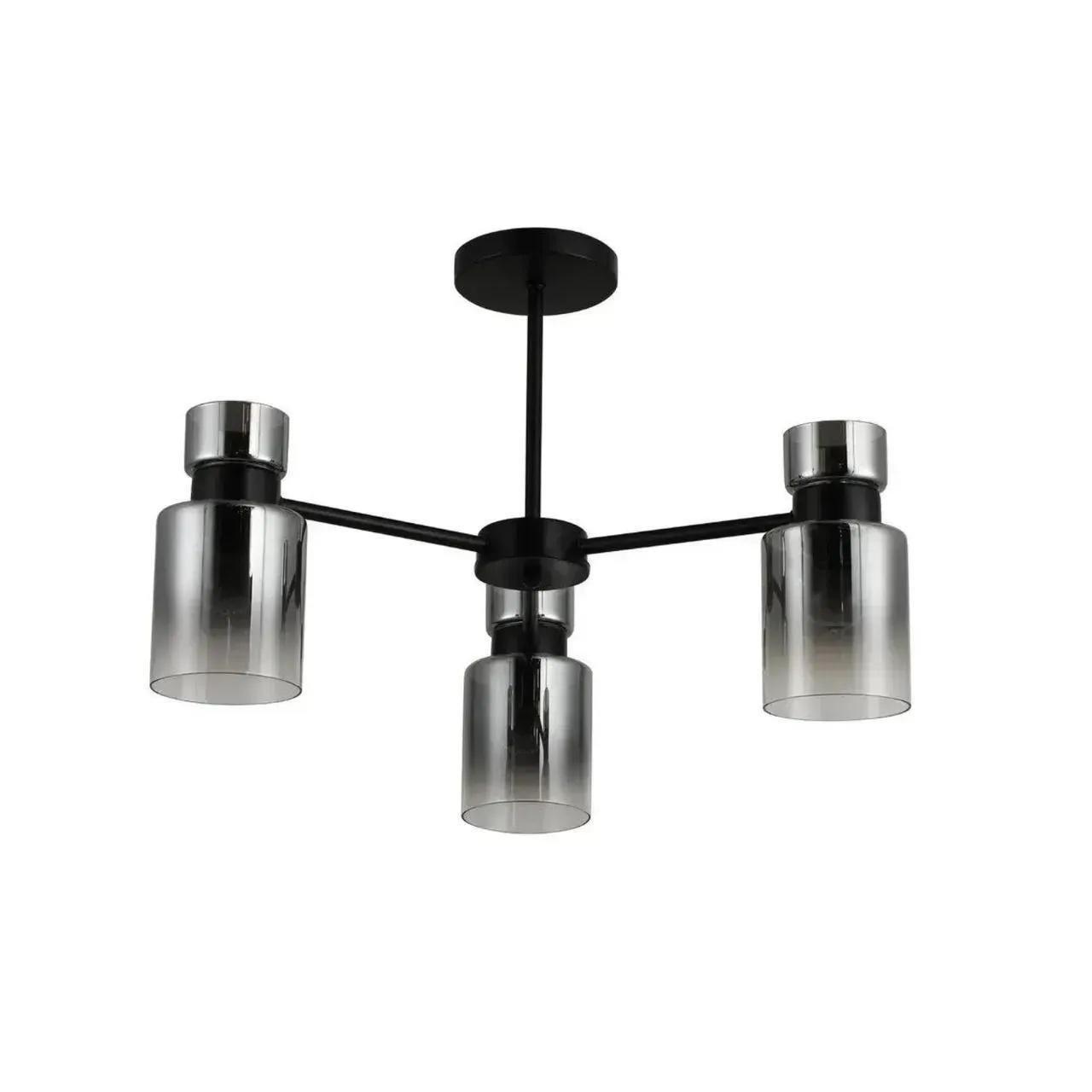 Люстра потолочная Sirius G 07470/3 на три затемненных плафона под лампу Е27 IP20 Matte Black (00000139835) Люстра потолочная Sirius G 07470/3 на три затемненных плафона под лампу Е27 IP20 Matte Black (00000139835)