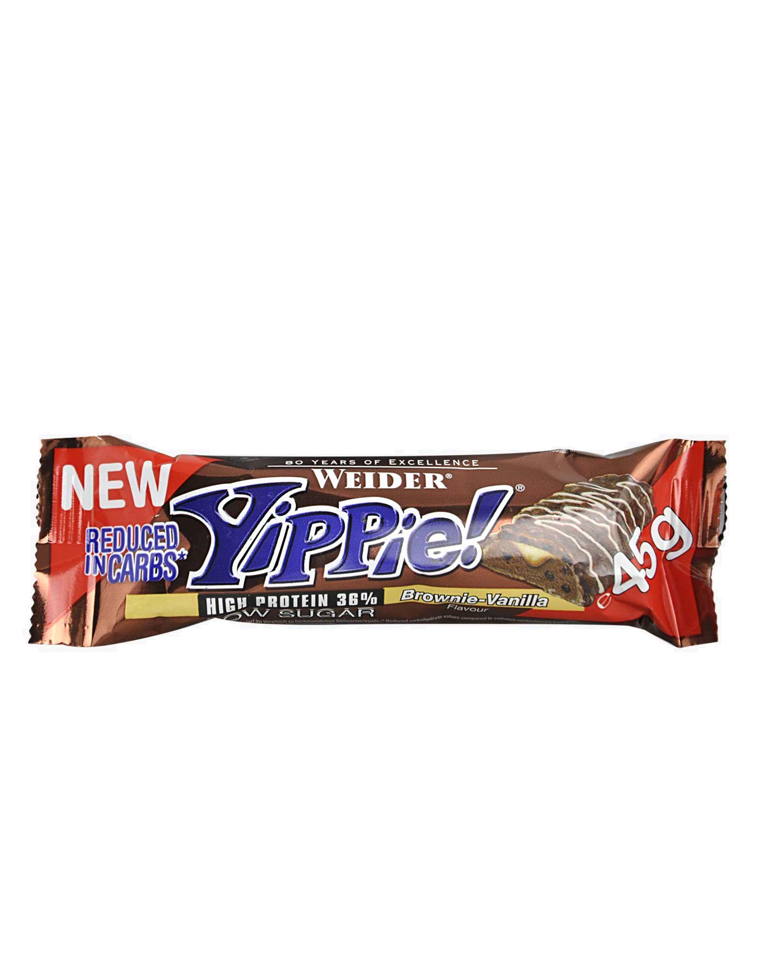 Батончик спортивный Yippie Protein Bar Chocolate Vanilla 45 г